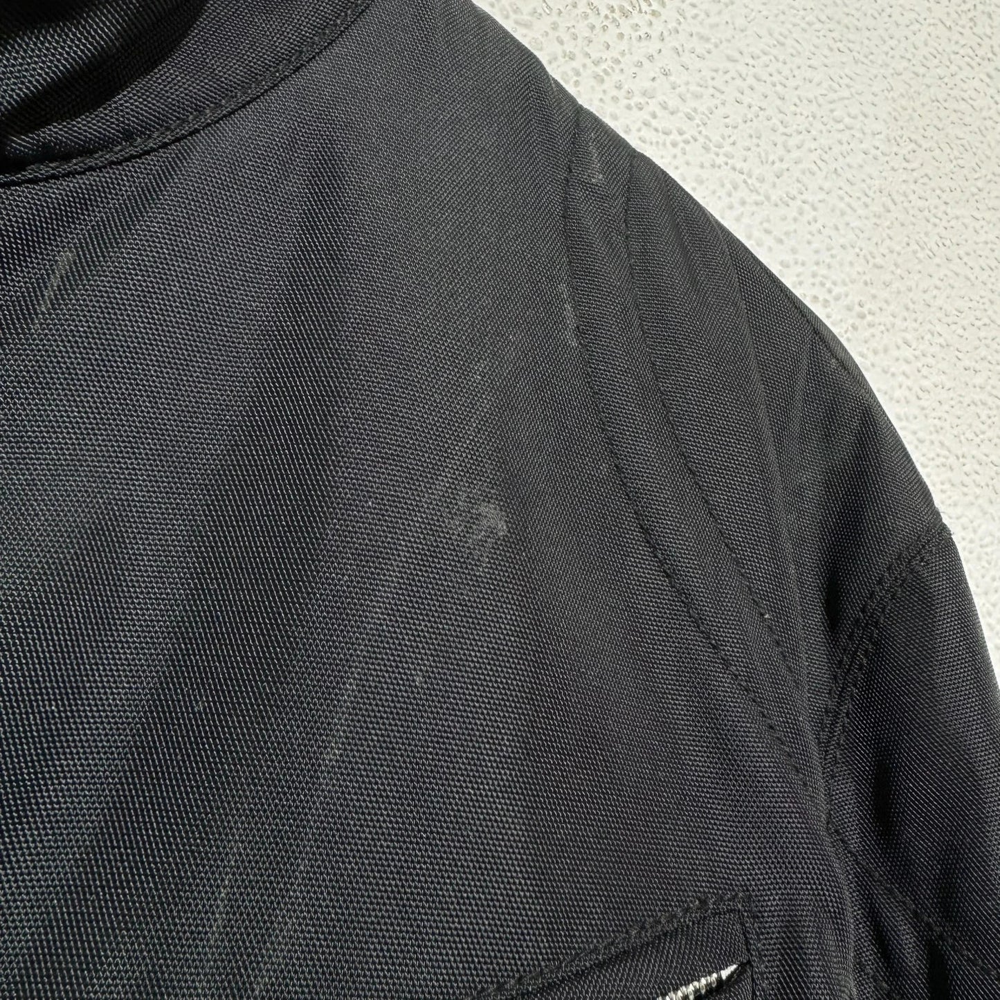 Black Hugo Boss Biker Racing Jacket - Small