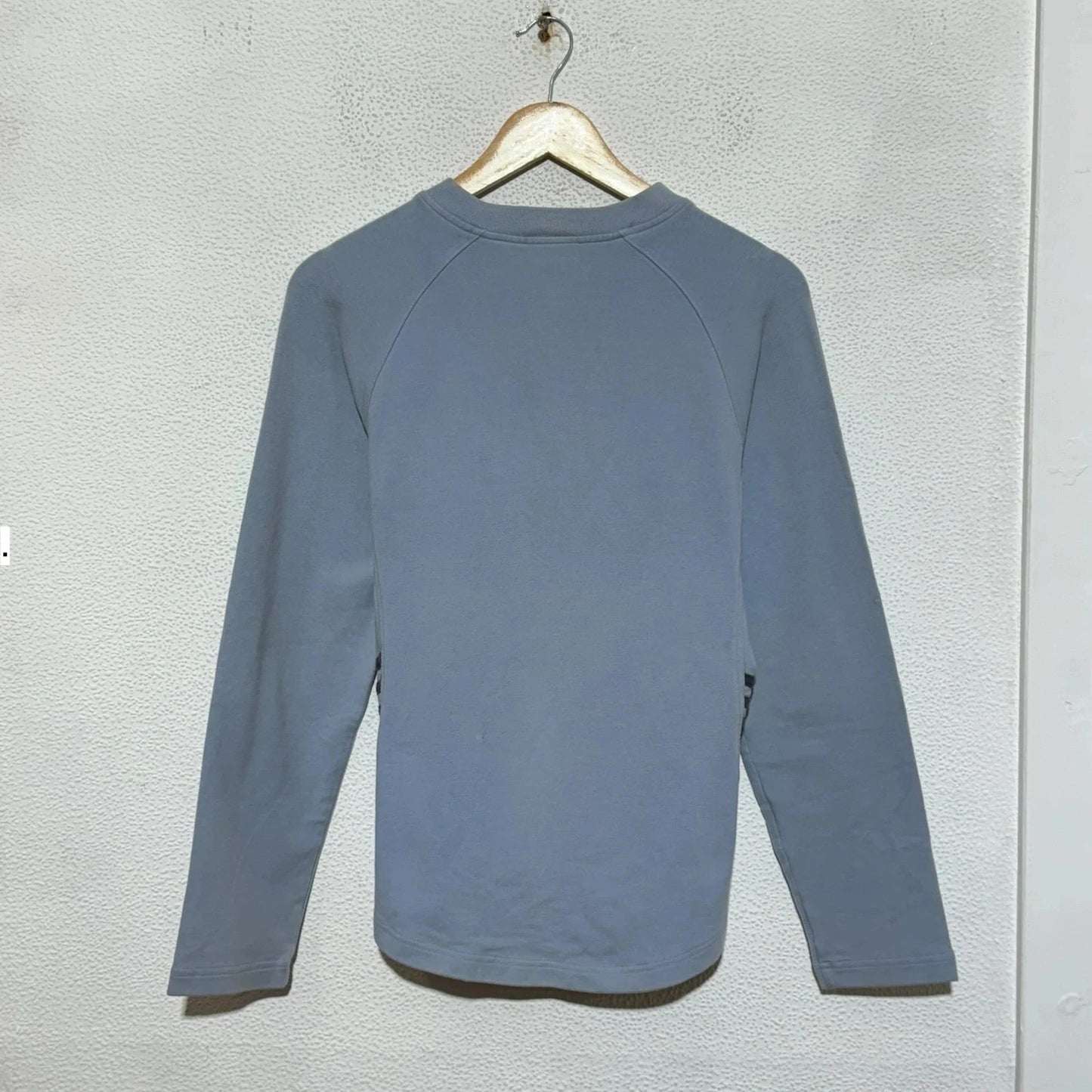 Vintage 00s Baby Blue Adidas Sweatshirt V Neck - Size 8