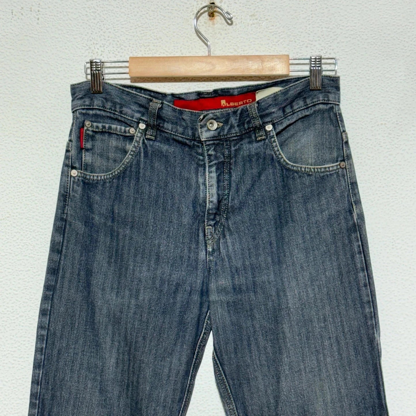 Vintage 90s Navy Alberto Jeans - 32W 32L