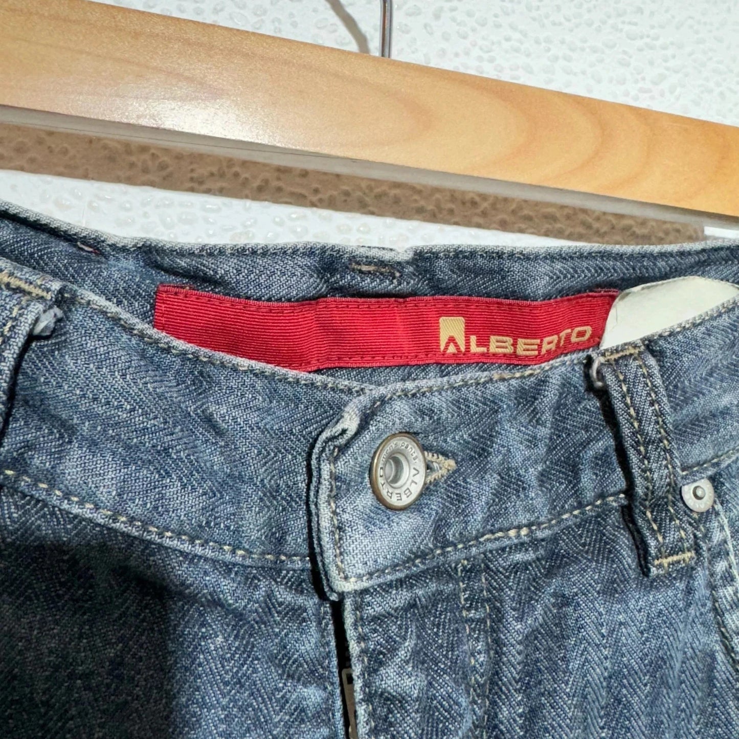 Vintage 90s Navy Alberto Jeans - 32W 32L