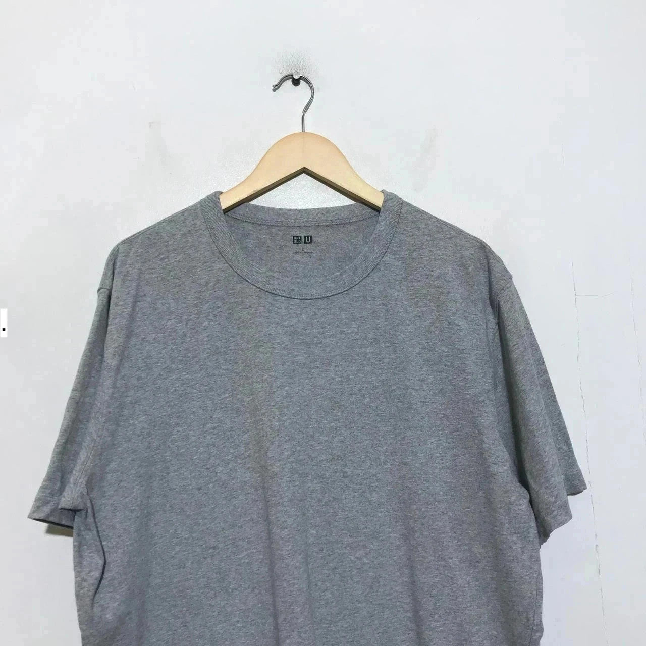 Grey Uniqlo Blank T Shirt Airism - Large