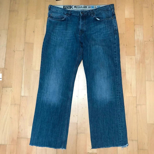 Blue French Connection Loose Jeans - 38W 32L