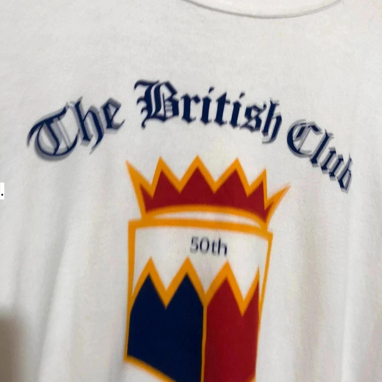 Vintage 80s 1985 The British Club Bahrain Graphic T Shirt - Large