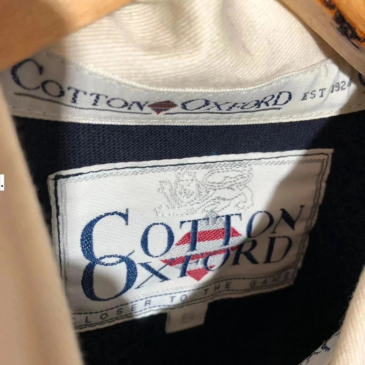 Deadstock Vintage 90s Scotland Rugby Shirt Cotton Oxford - Small