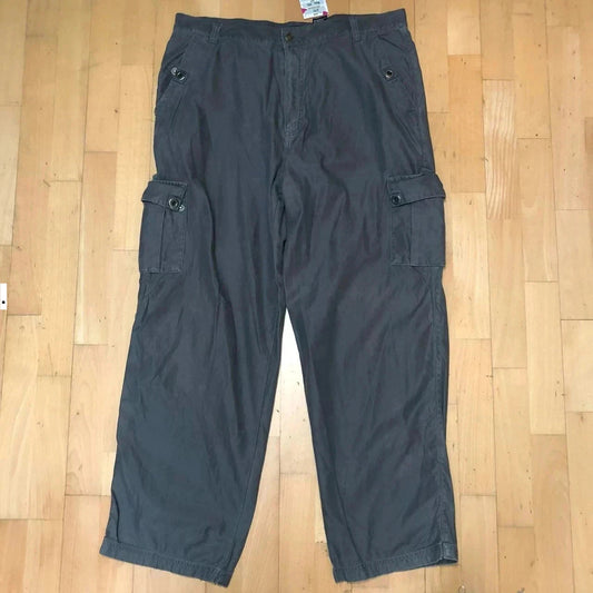 Vintage 00s Grey Baggy Cargo Trousers No Boundaries - 40W 32L