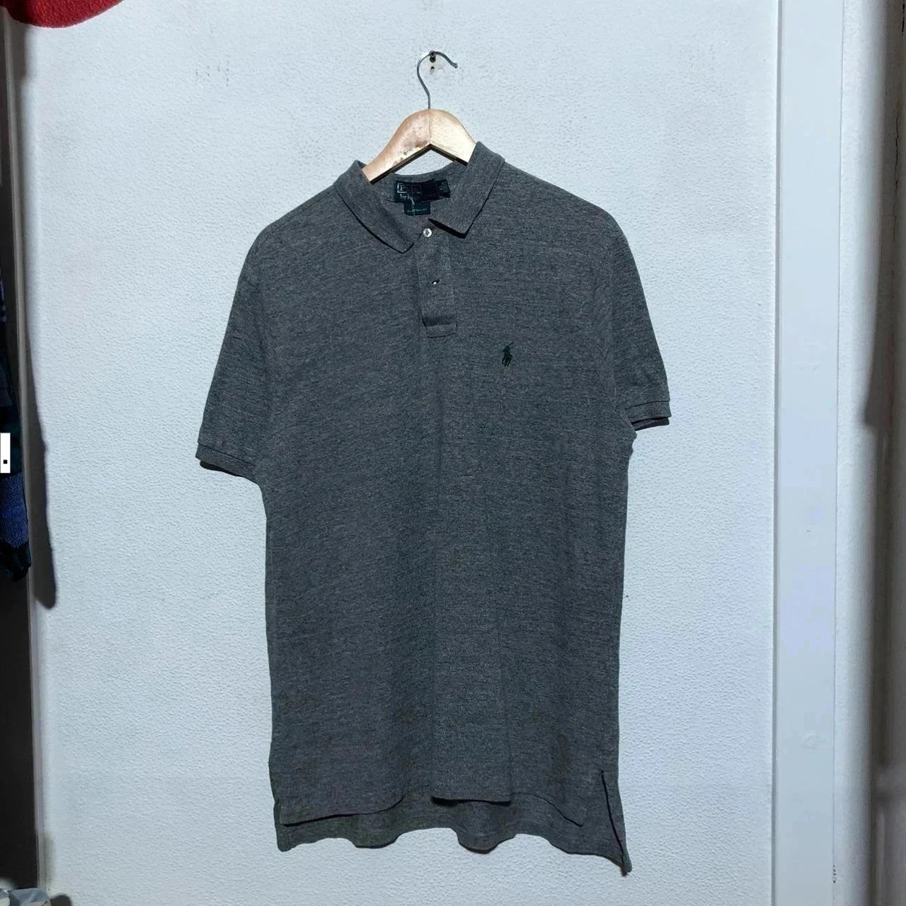 Vintage Grey Polo Ralph Lauren Polo Shirt - XL