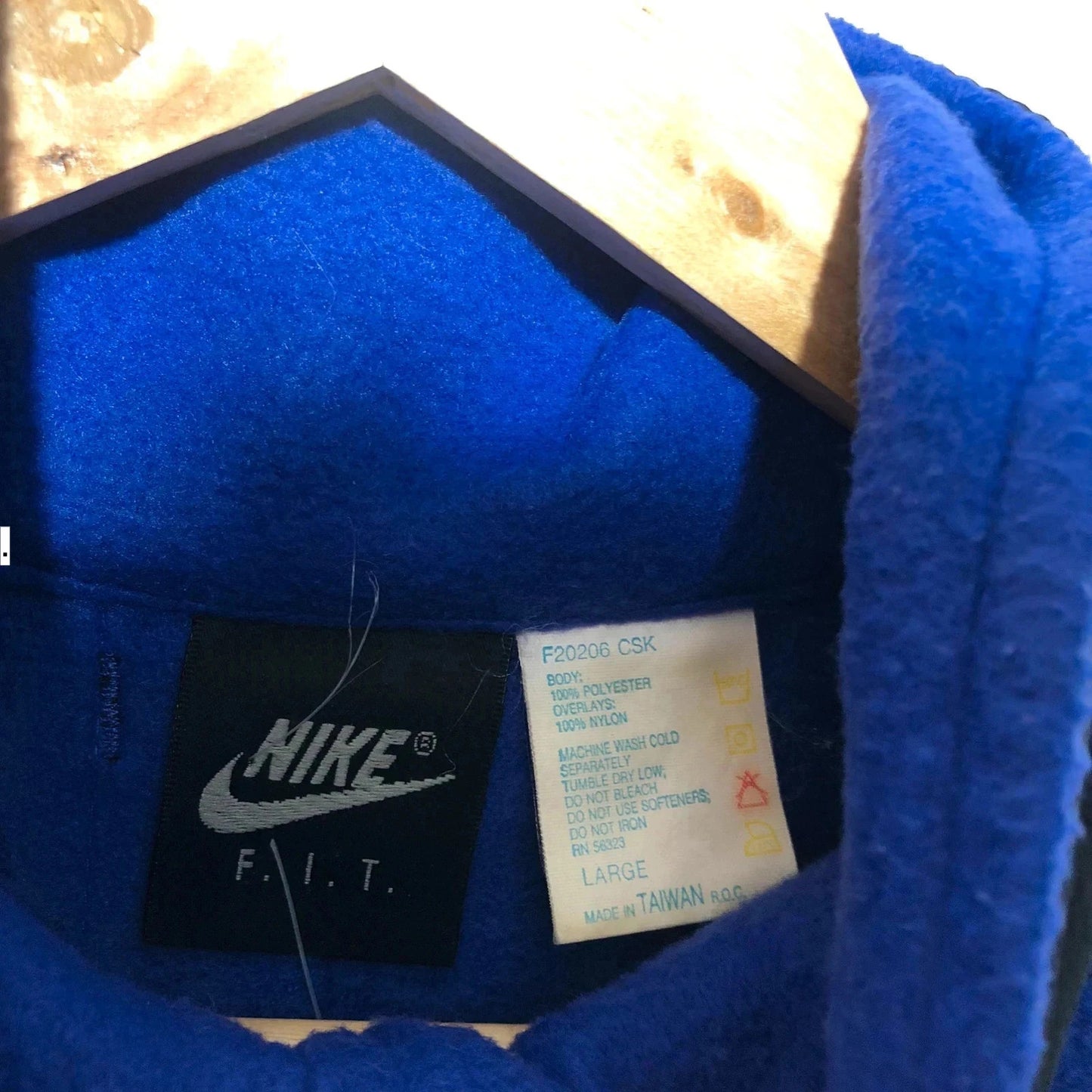 Vintage 90s Purple Nike 1/4 Zip Fleece Sweatshirt - Large