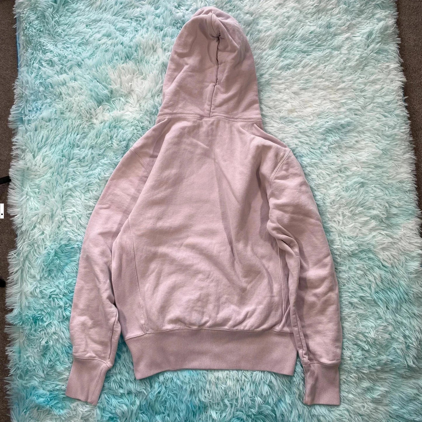 Light Pink Champion Hoodie Reverse Weave - Large