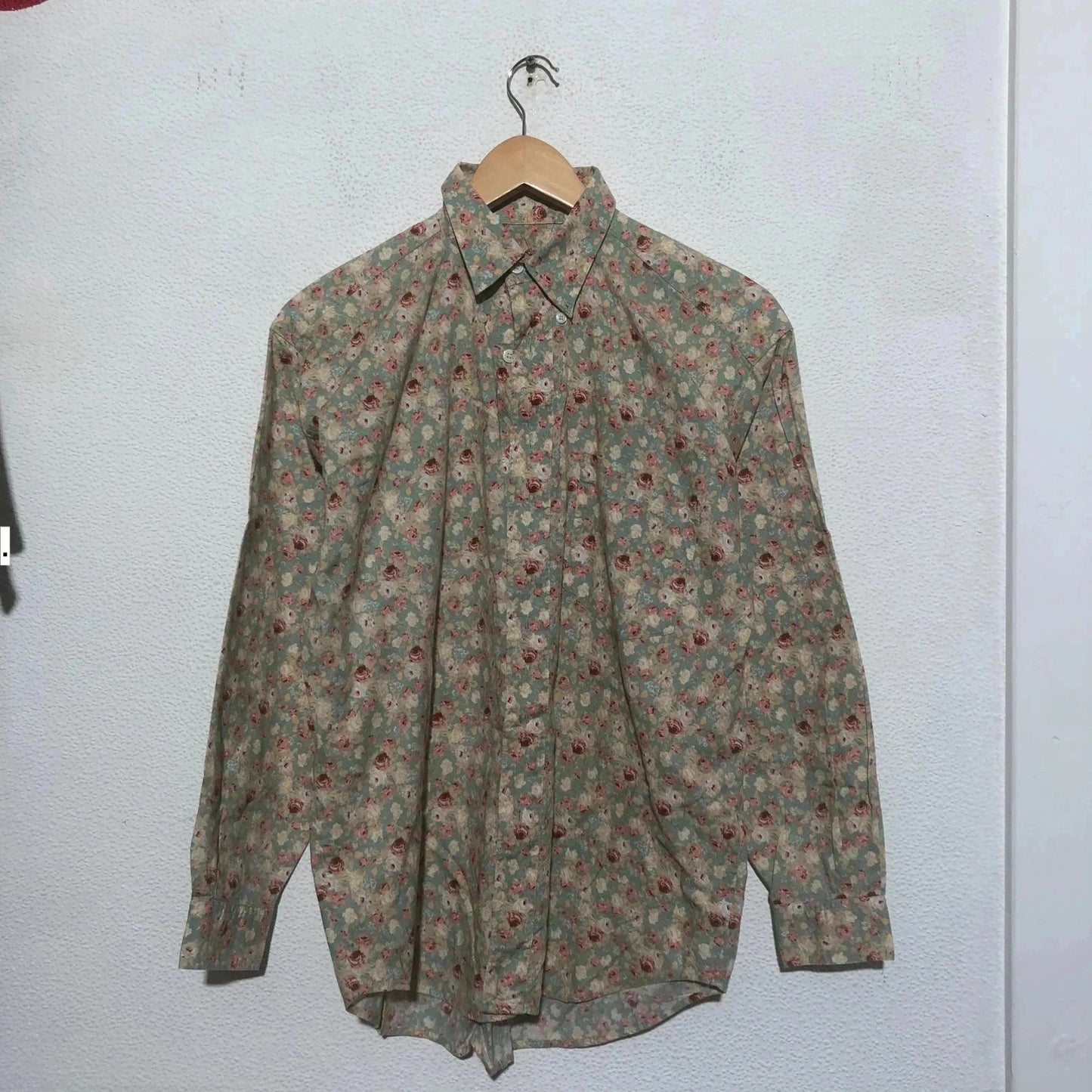 Vintage 90s Floral Patterned Nafnaf Shirt - Small