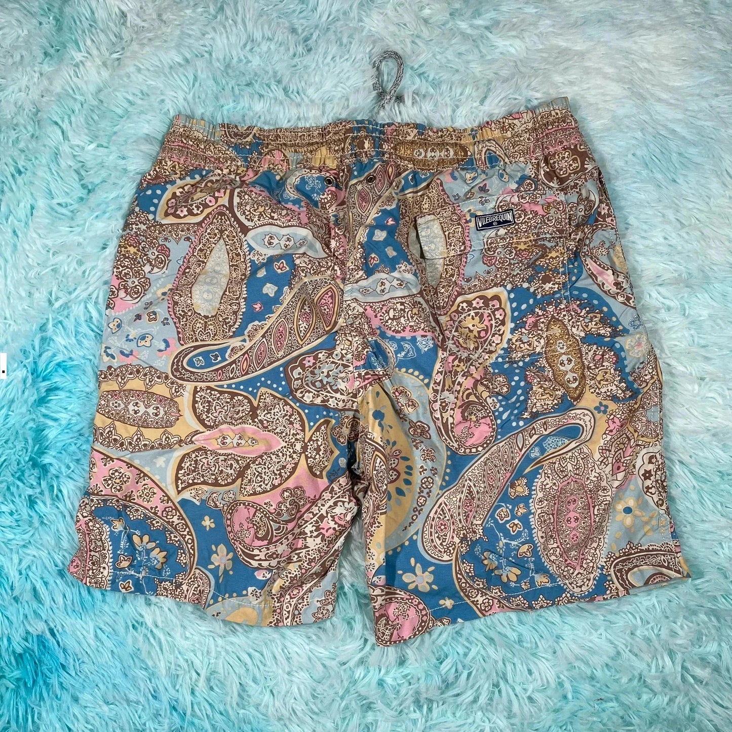 Paisley Patterned Vilebrequin Swim Shorts - Large