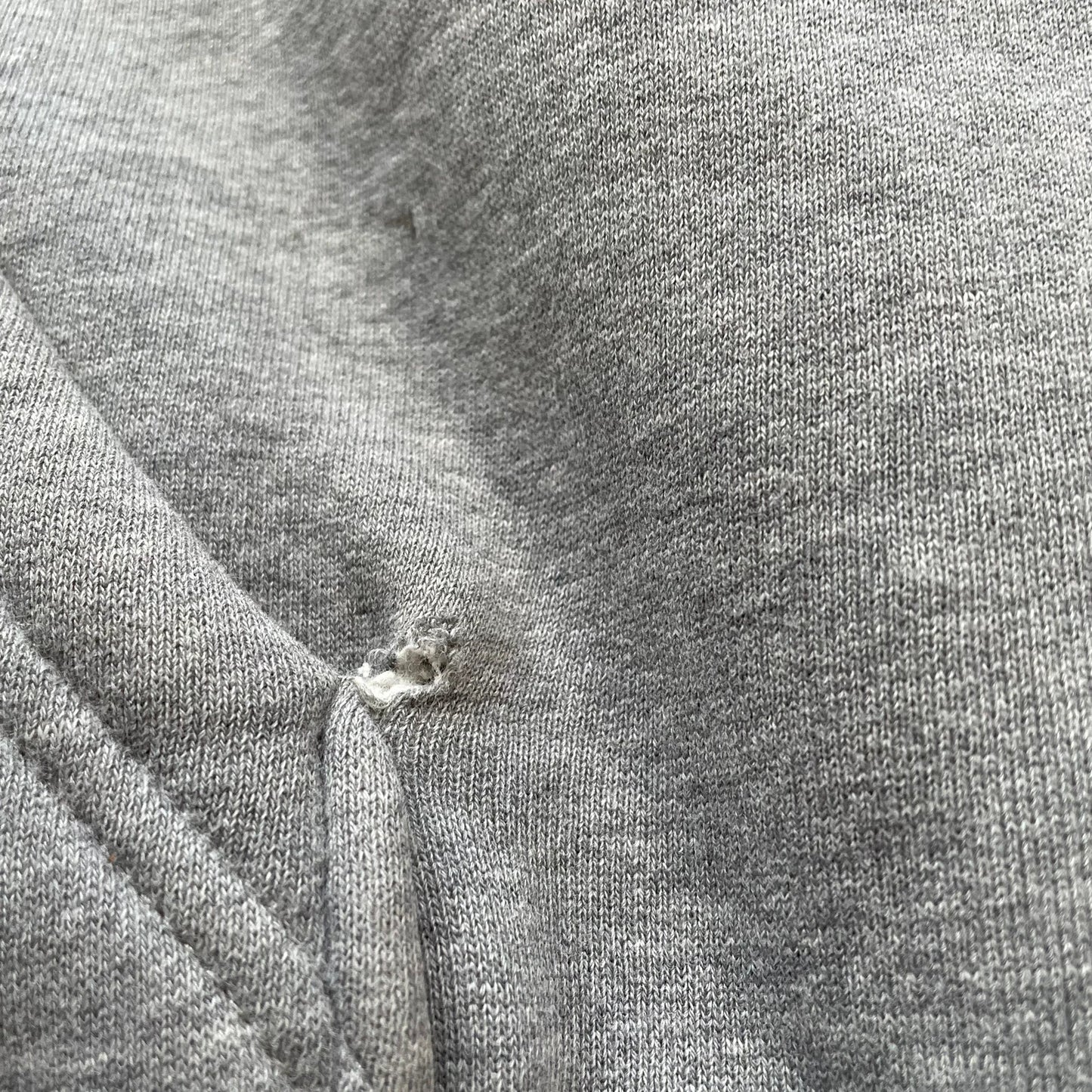 Grey Armani Exchange Fleeced Hoodie Full Zip - Large