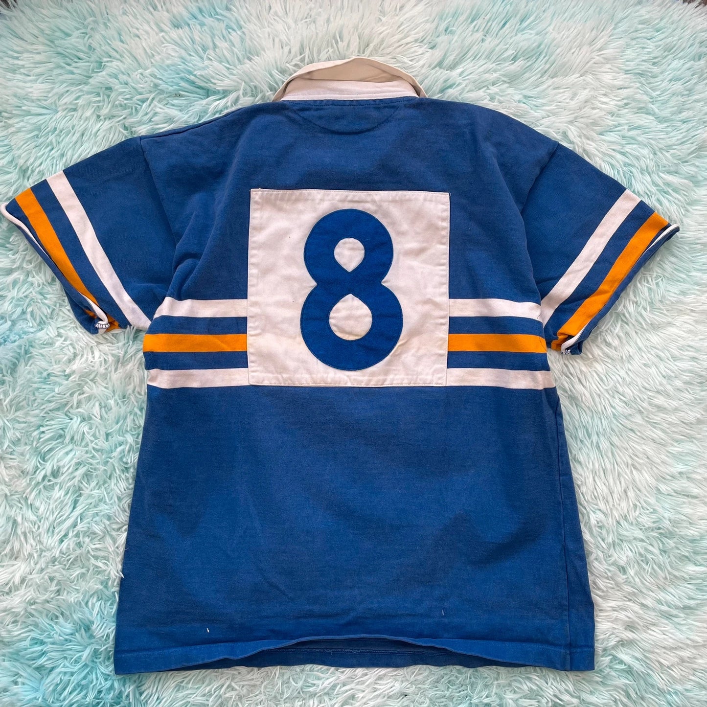 Vintage 90s Blue Worthschool Rugby Shirt - XL