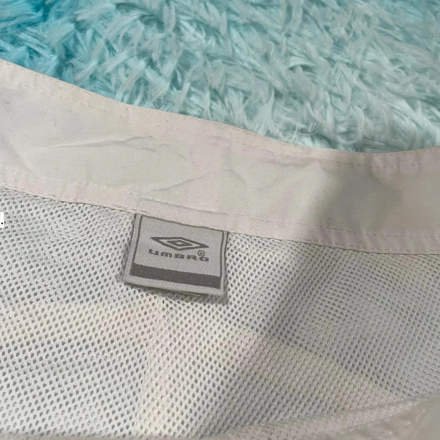 Vintage 00s White Umbro Swimming Shorts - Medium