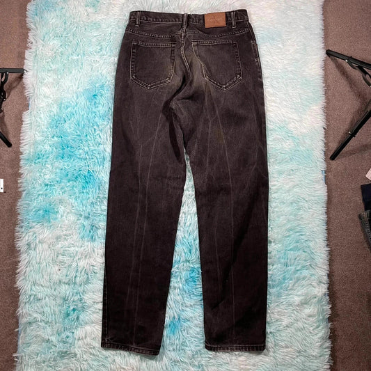 Vintage 90s Black Calvin Klein Jeans Straight Leg - 33W