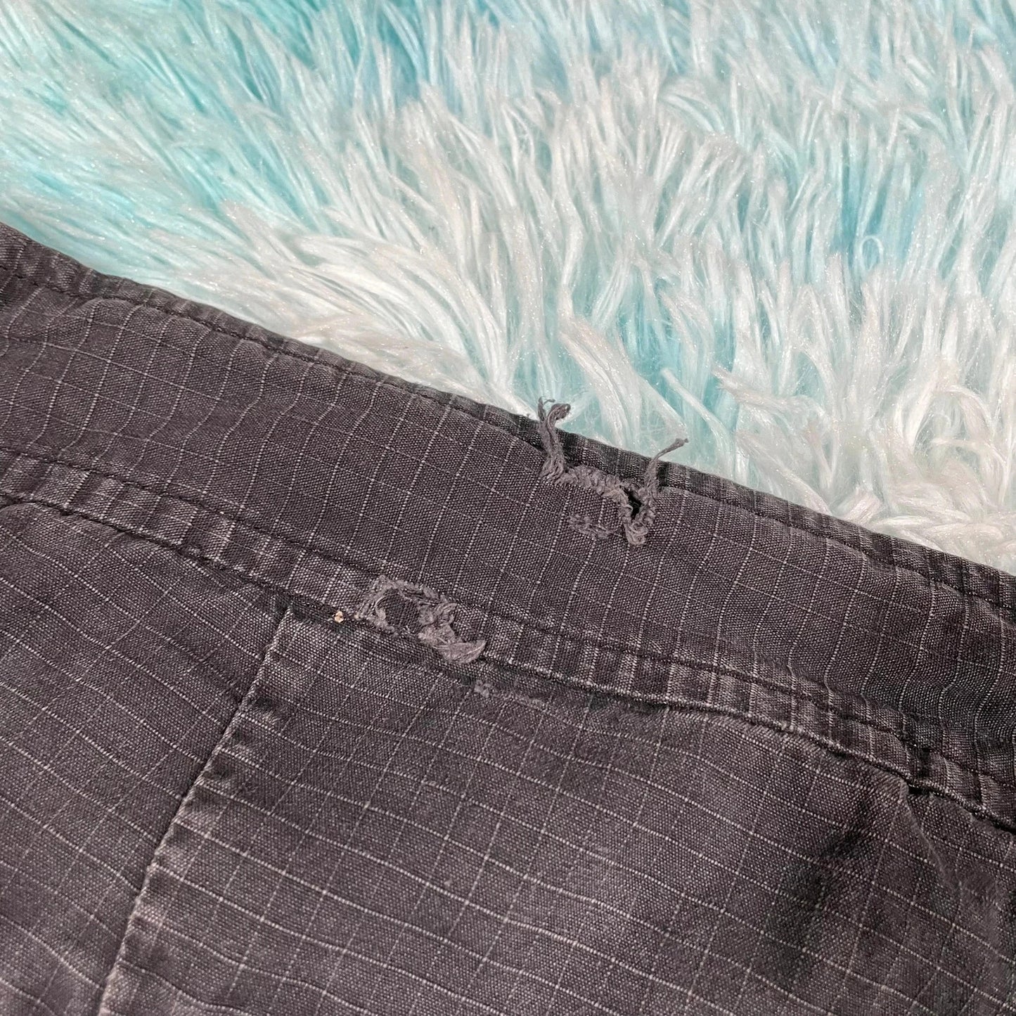 Black Carhartt WIP Ripstop Trousers - Large