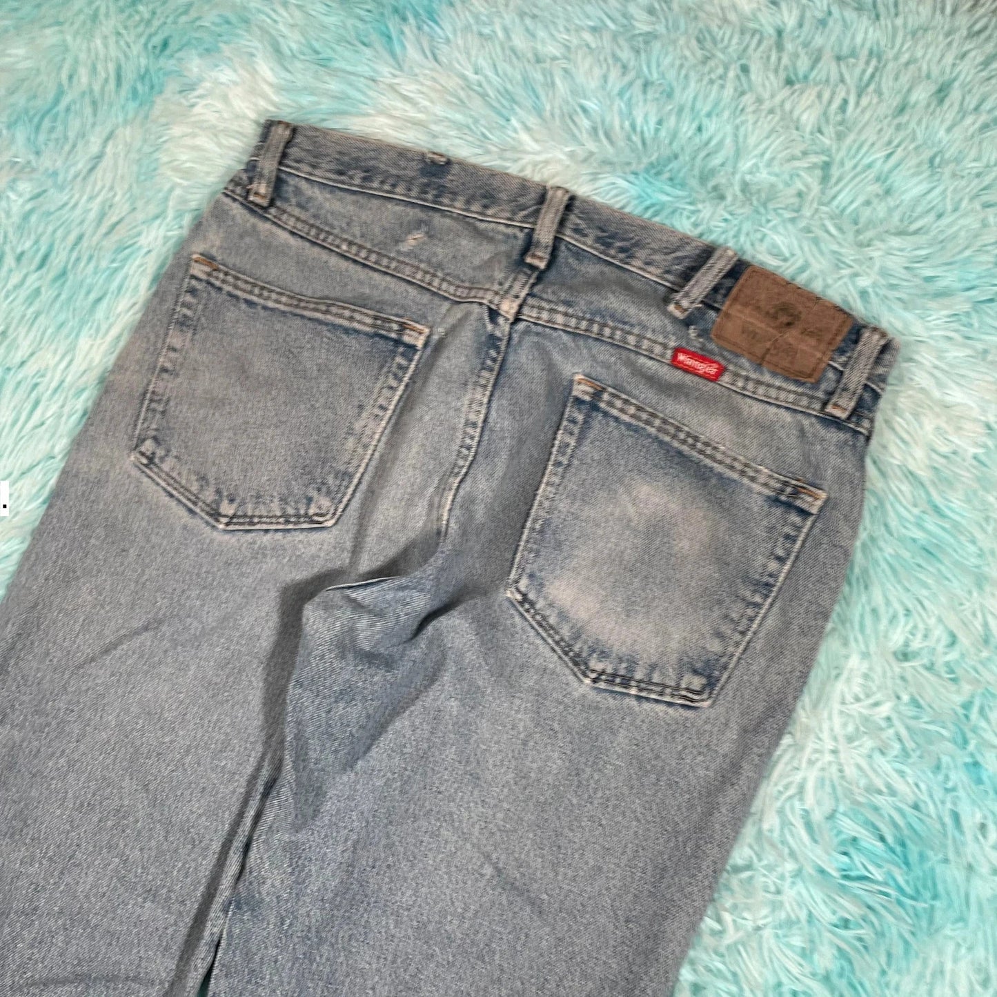 Vintage 00s Blue Wrangler Jeans Straight Leg - 34W 29L