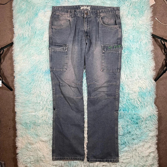 Vintage No Fear Cargo Skate Jeans - 38W 32L