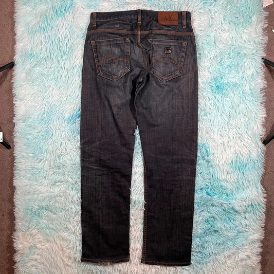 Navy Armani Exchange Jeans Straight Leg - 30W 30L