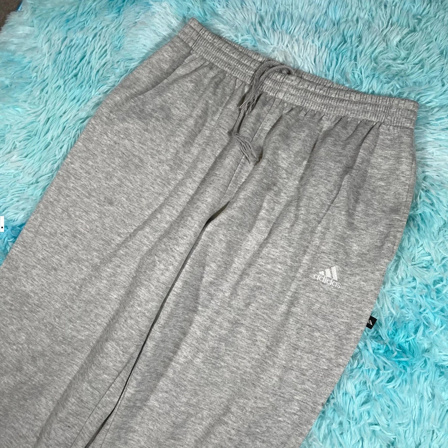 Vintage 90s Grey Adidas Joggers - Medium