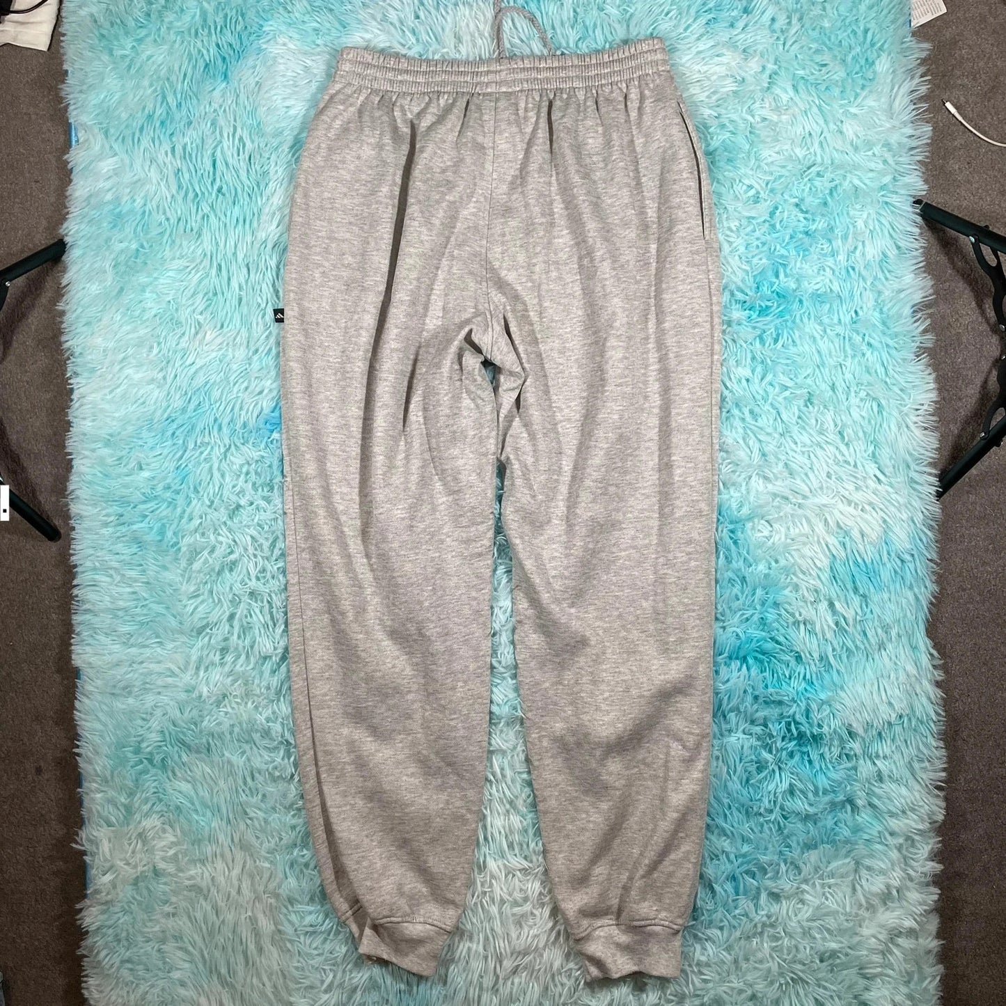 Vintage 90s Grey Adidas Joggers - Medium
