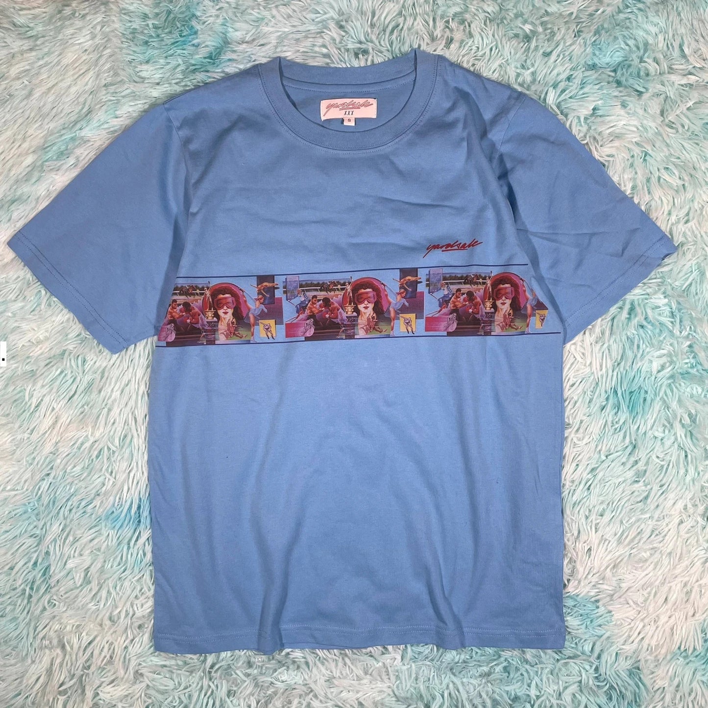 Blue Yardsale Graphic T Shirt - Small