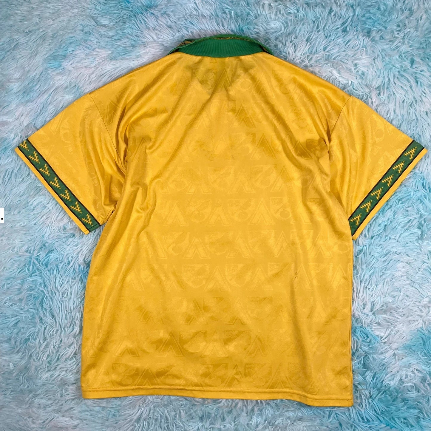 Vintage 1994-96 Norwich Shirt Mitre Football Kit - Large