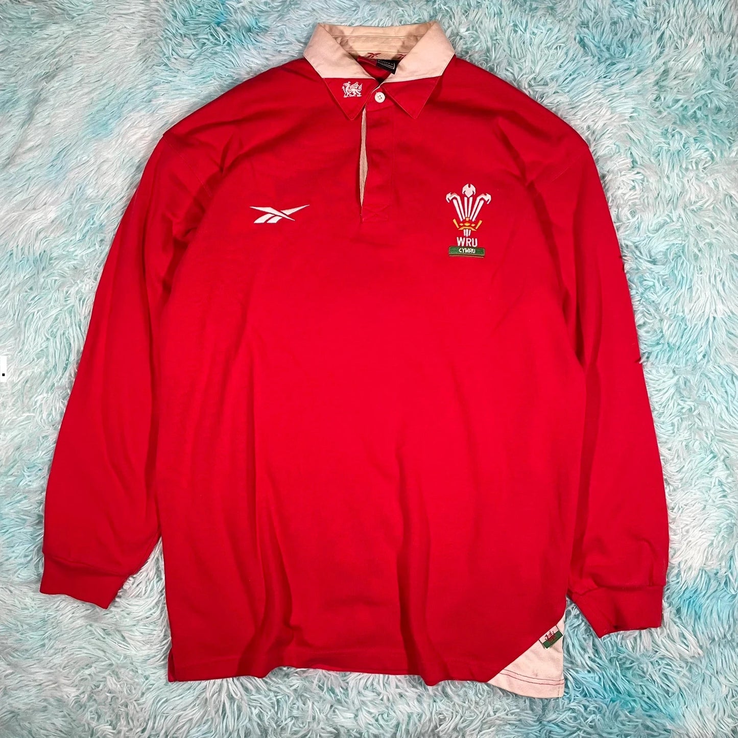 Vintage 1999-2000 Wales Rugby Shirt Reebok - Medium