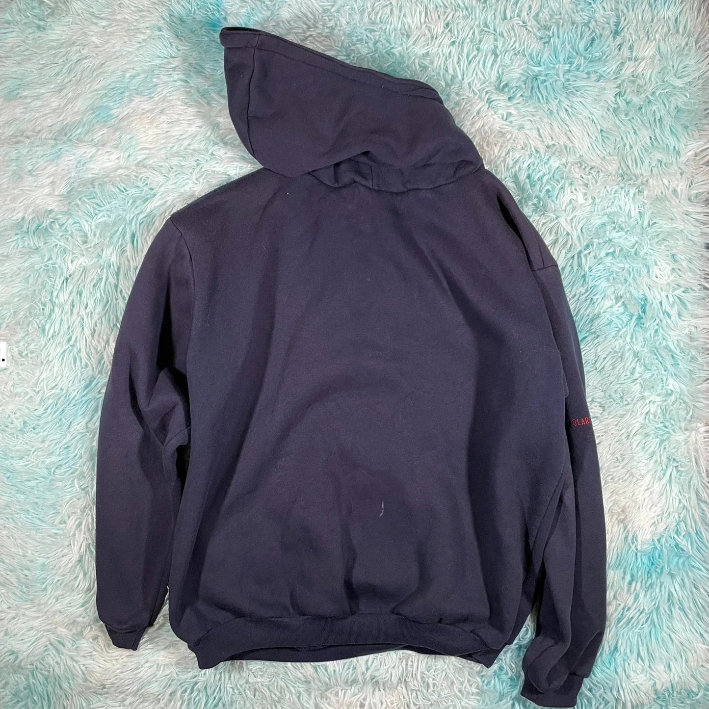 Vintage 90s Double Layered Hoodie Polartec - Large