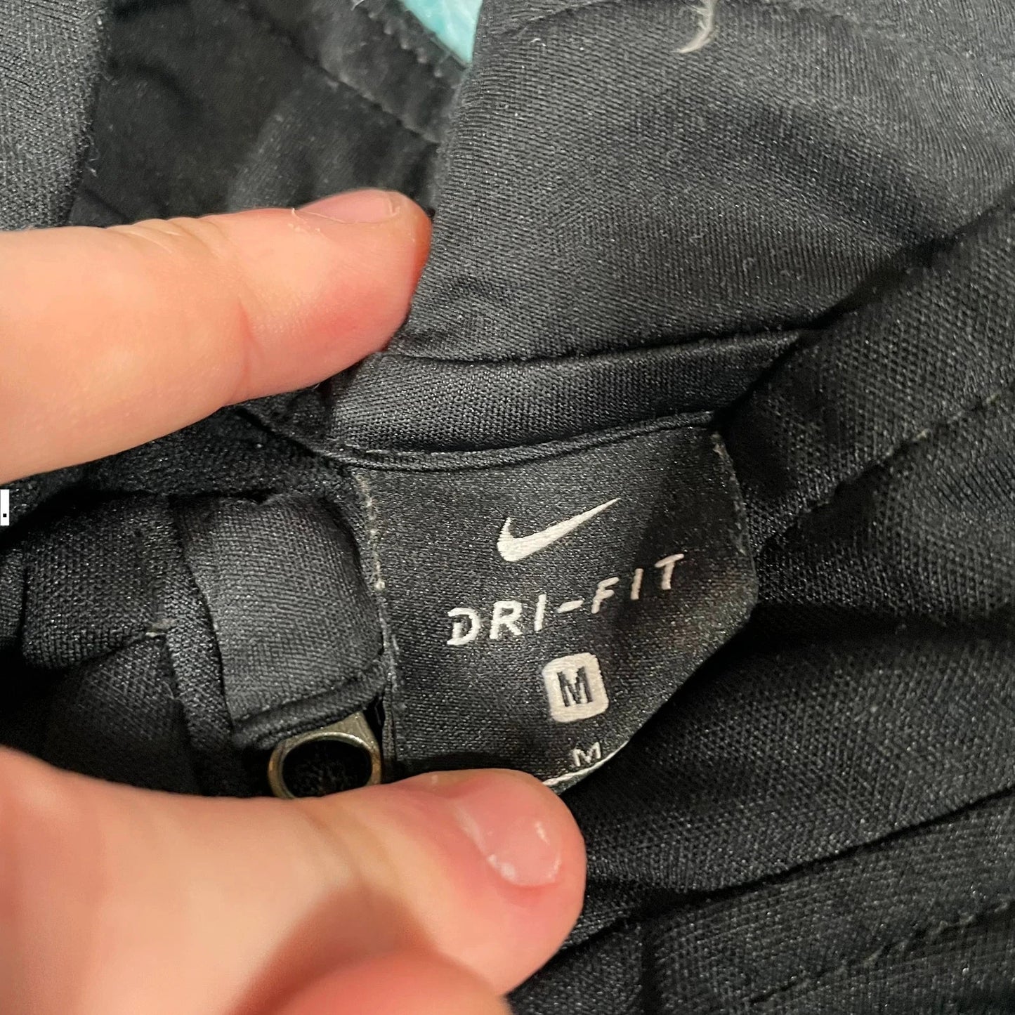 Black Nike 1/4 Zip Athletic Jumper - Medium