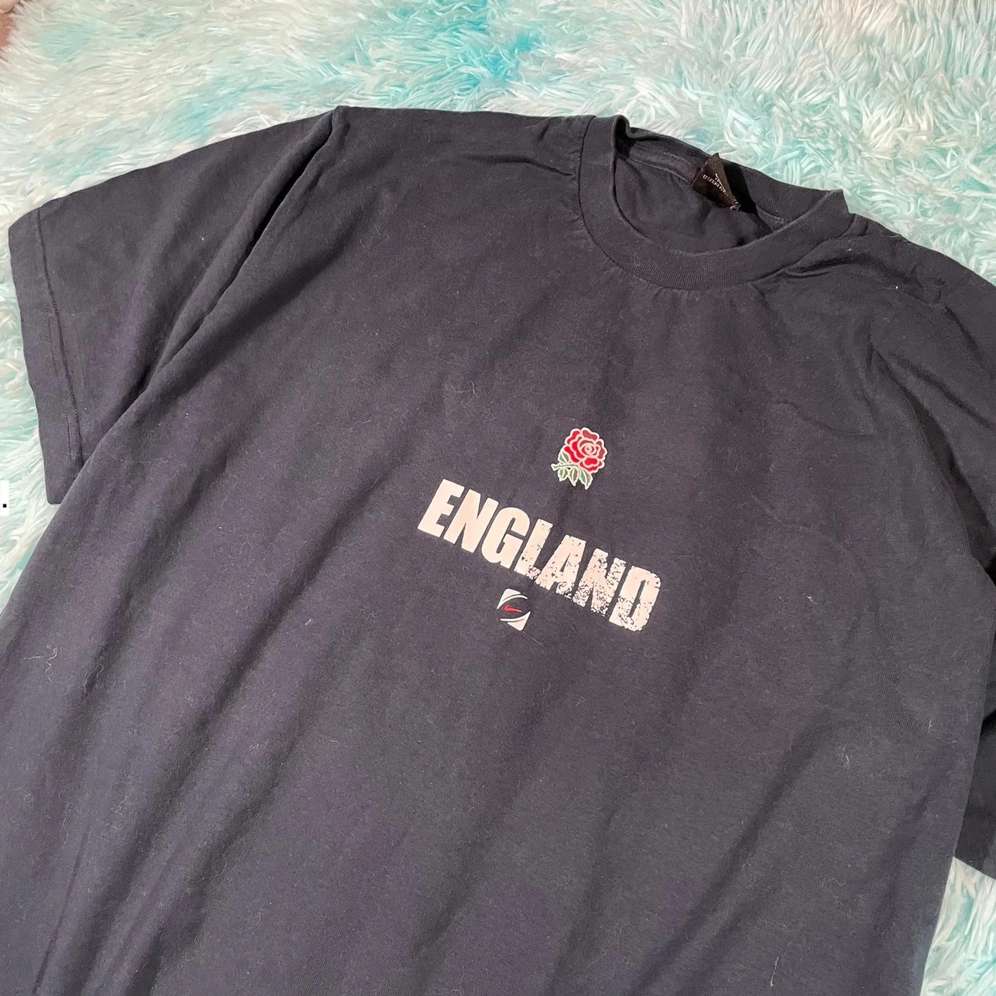 Vintage Navy 2003 England Nike Rugby T Shirt - XL
