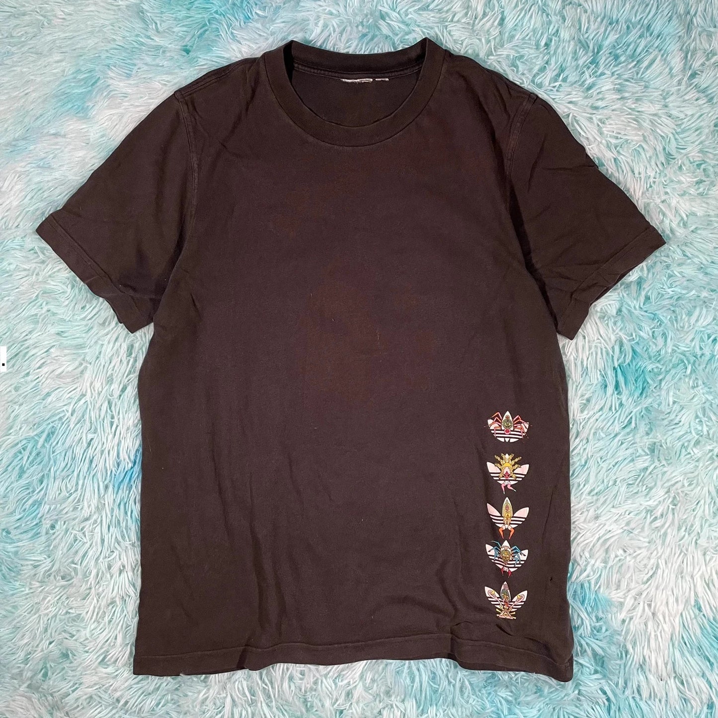 Black Adidas Graphic T Shirt - Large