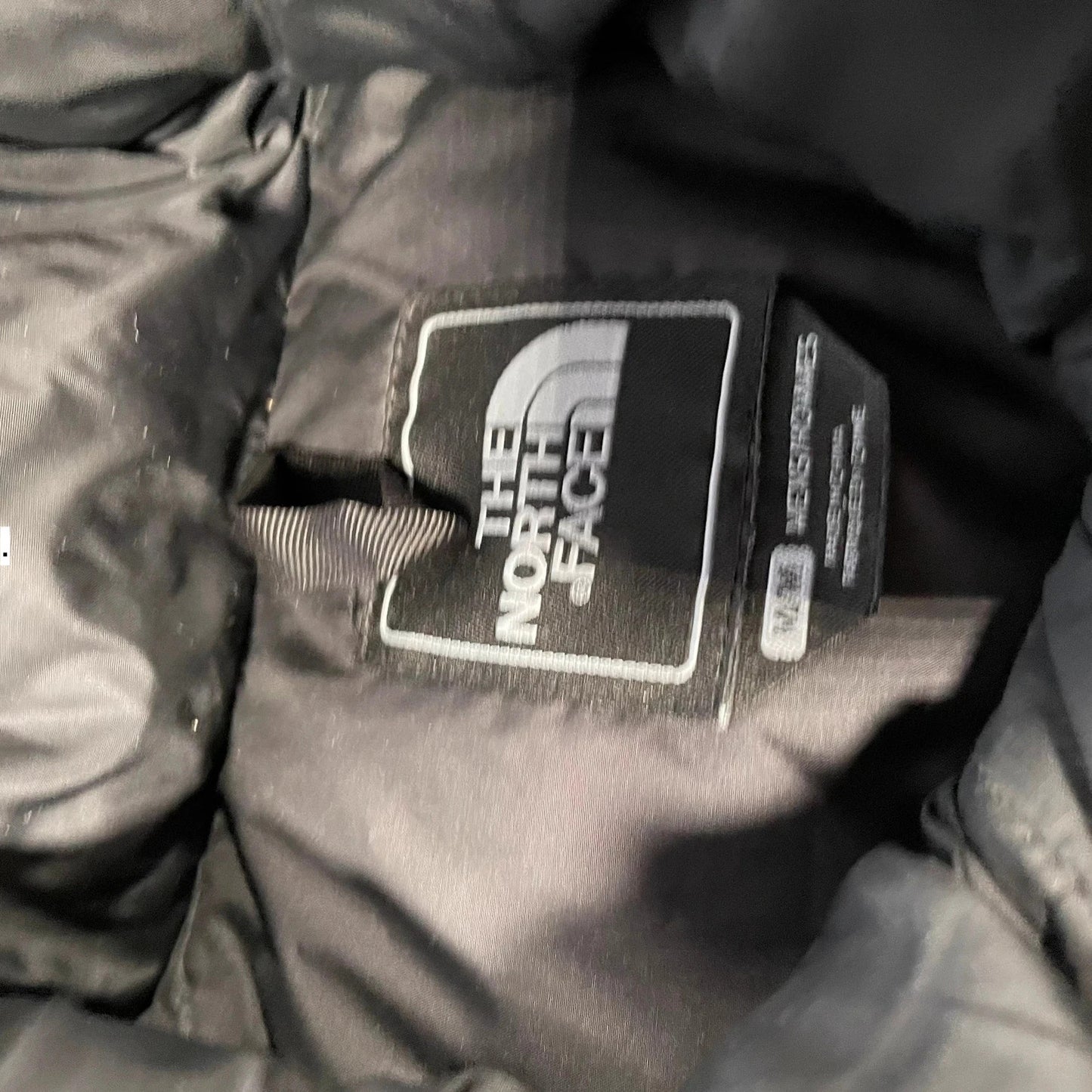 Black The North Face Puffer Jacket Gilet - Medium