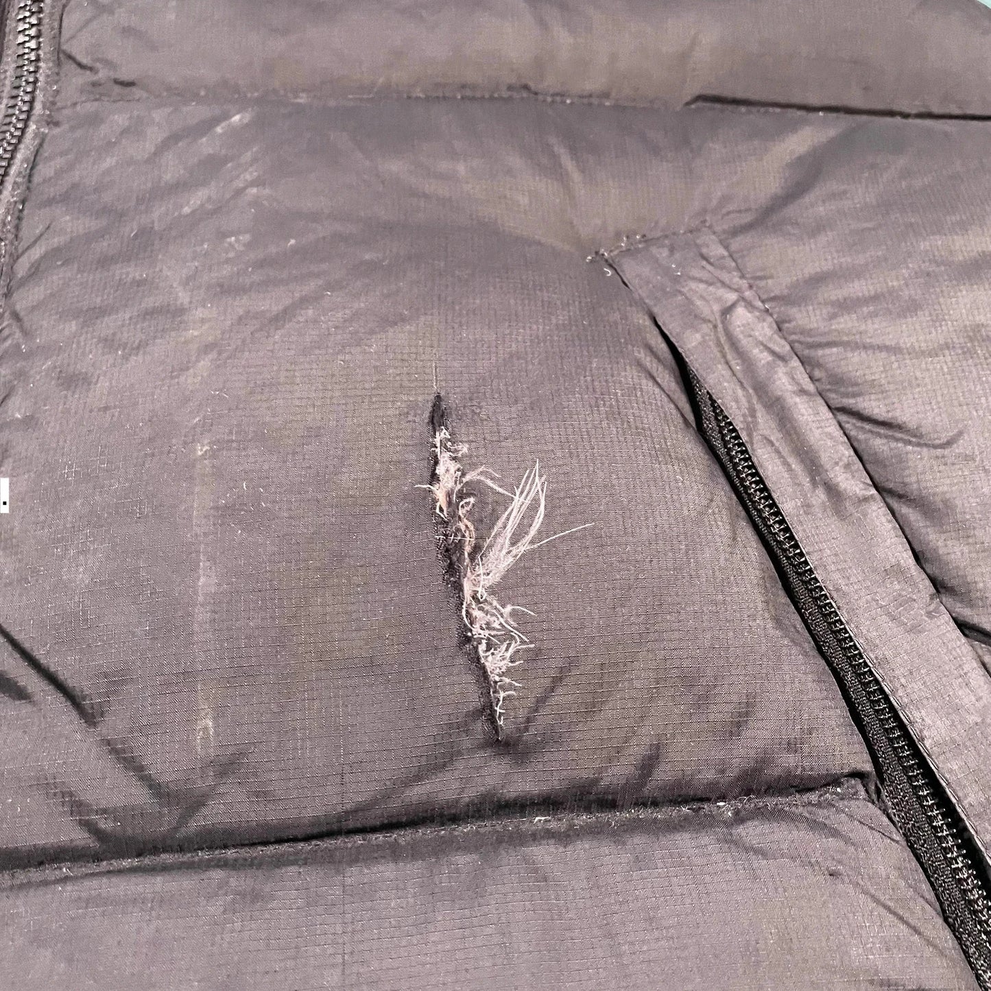Black The North Face Puffer Jacket Gilet - Medium