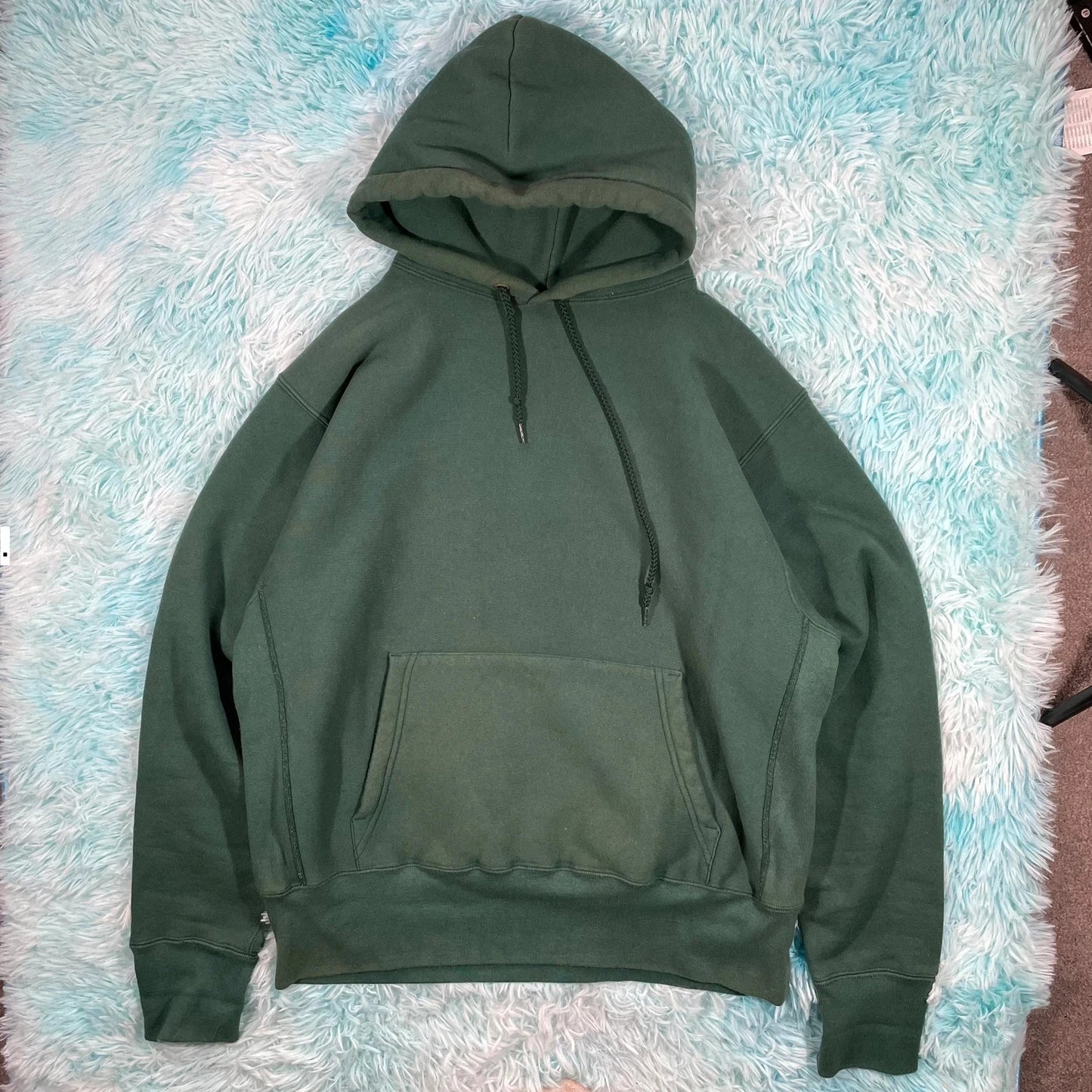 Vintage Green Camber Heavyweight Hoodie Blank - Large