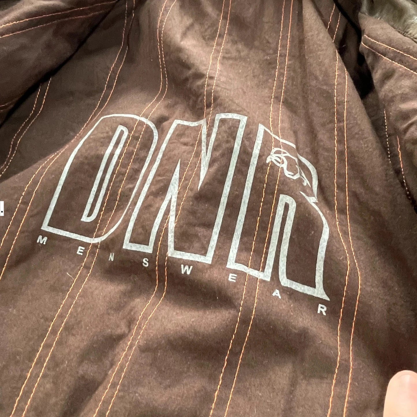 Vintage 90s Brown DNR Leather Jacket - XL