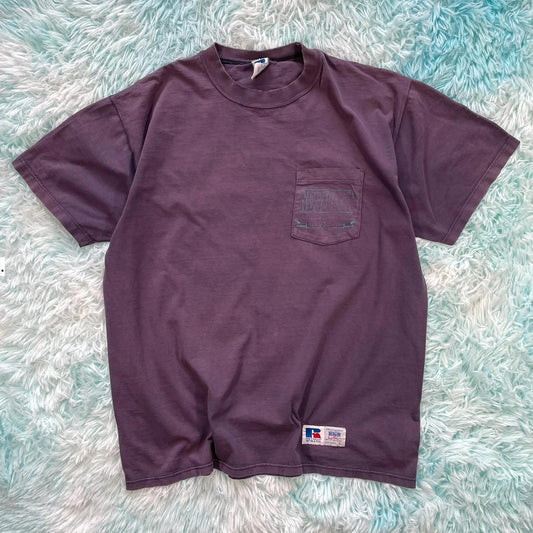 Vintage 90s Navy Russell Athletic T Shirt - Large