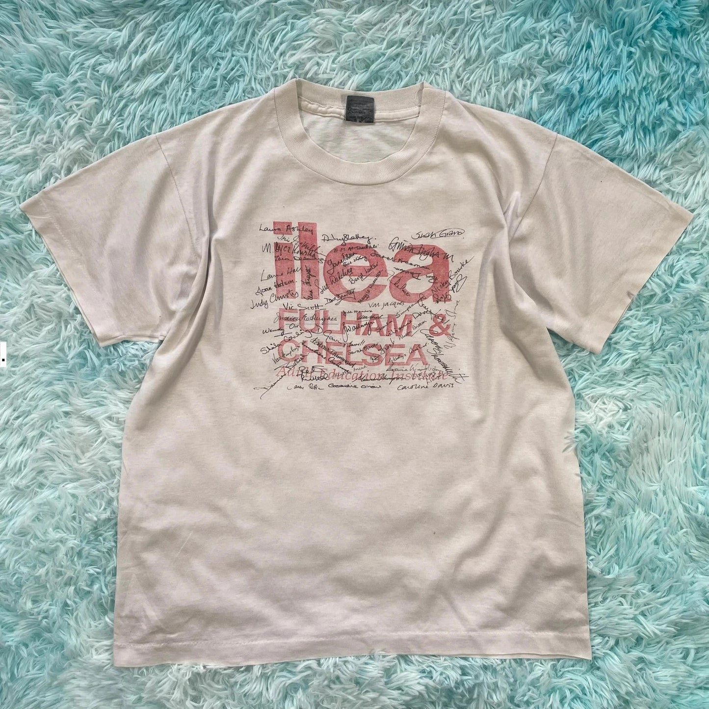 Vintage 90s White Screen Stars Graphic T Shirt - Large