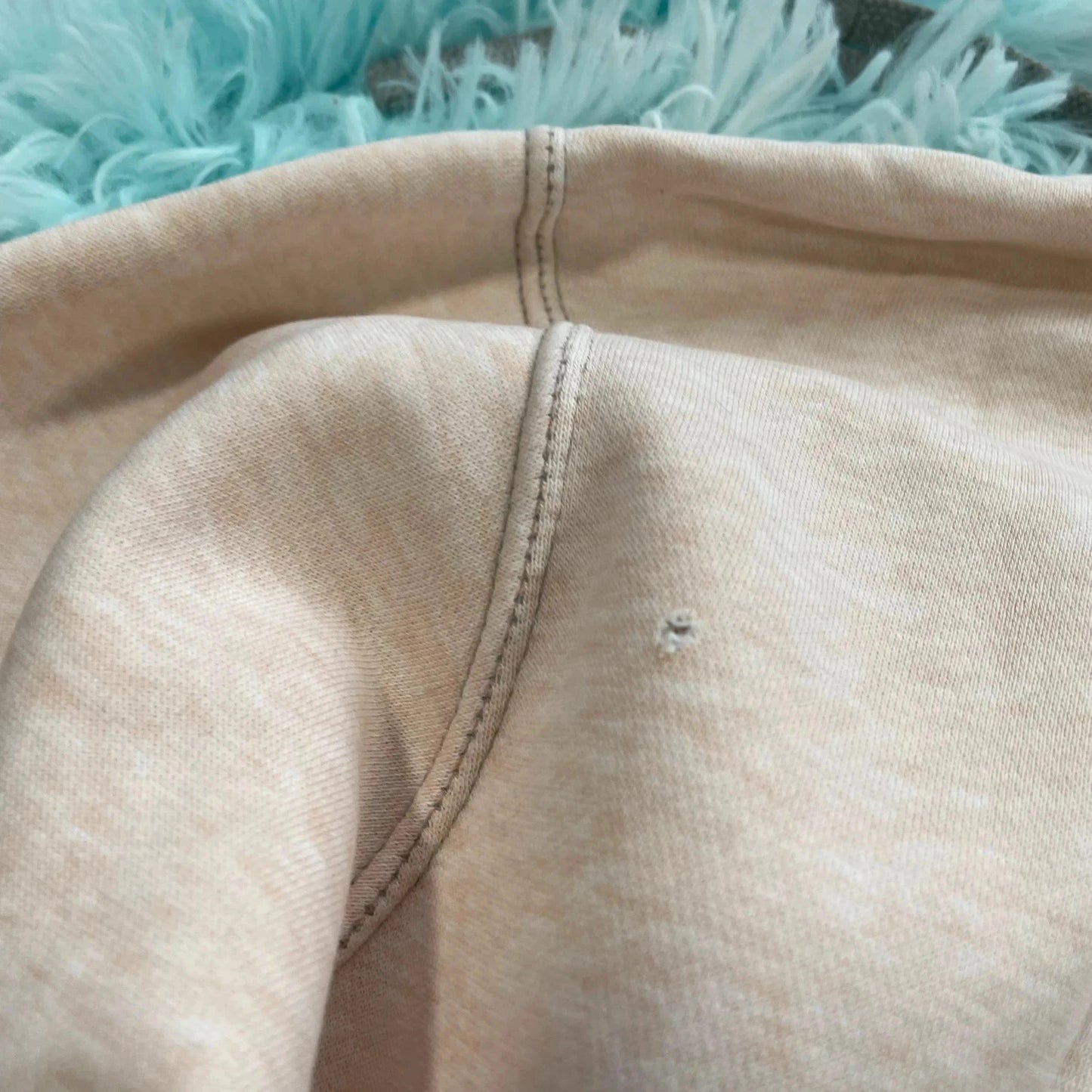 Light Rose Pink Nike Club Hoodie Spellout - Large