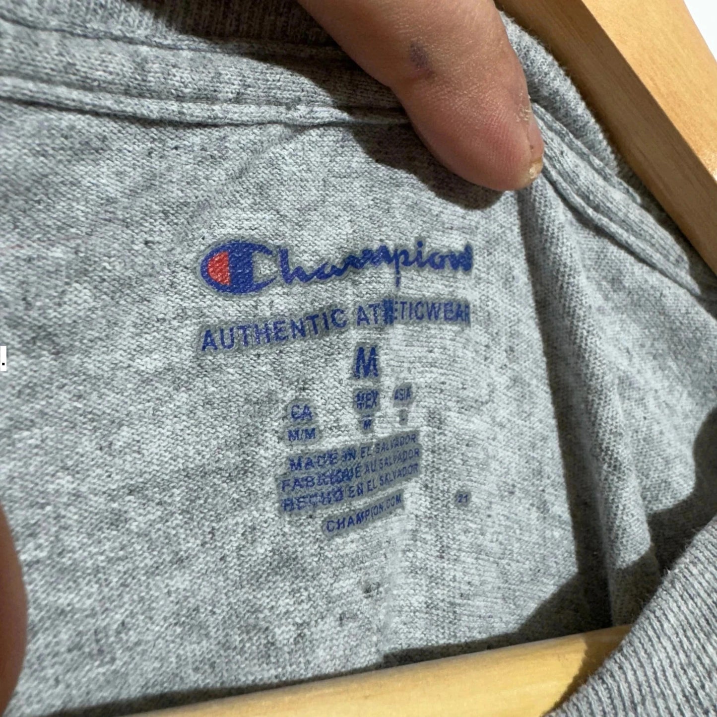 Grey Champion T Shirt Berkeley University Print - Medium