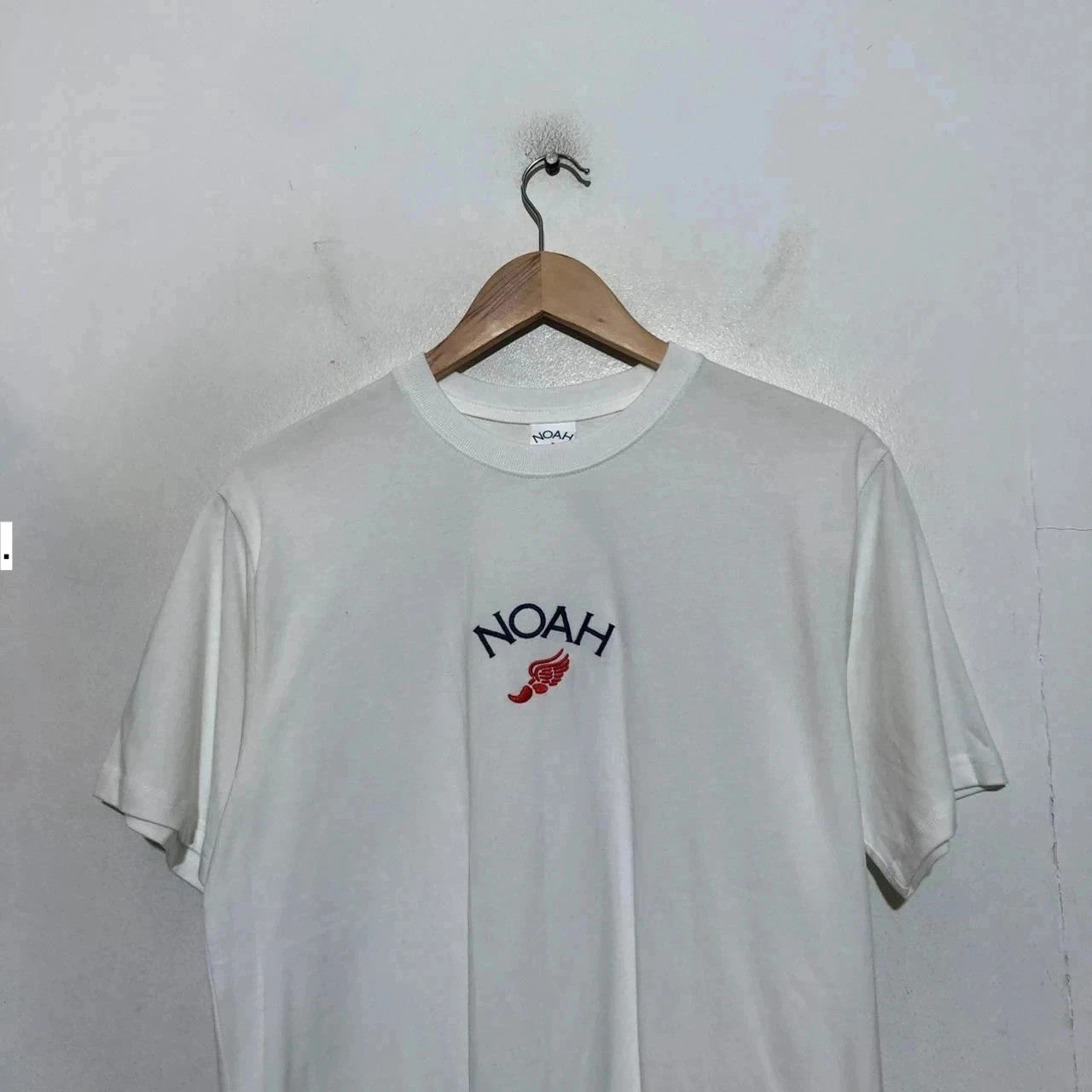 White Noah T Shirt Spellout - Small