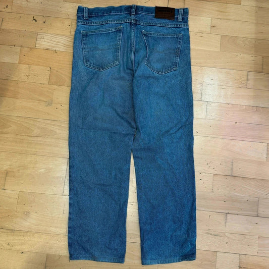 Vintage Brecos Jeans Wide Straight Leg - 34W 30L