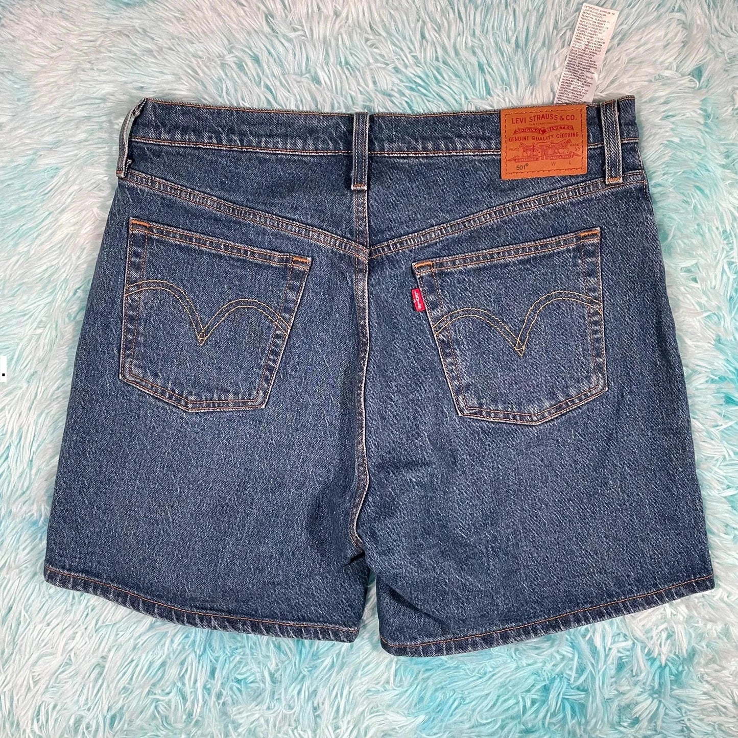 Blue Levi’s Denim Shorts Jorts - 32W