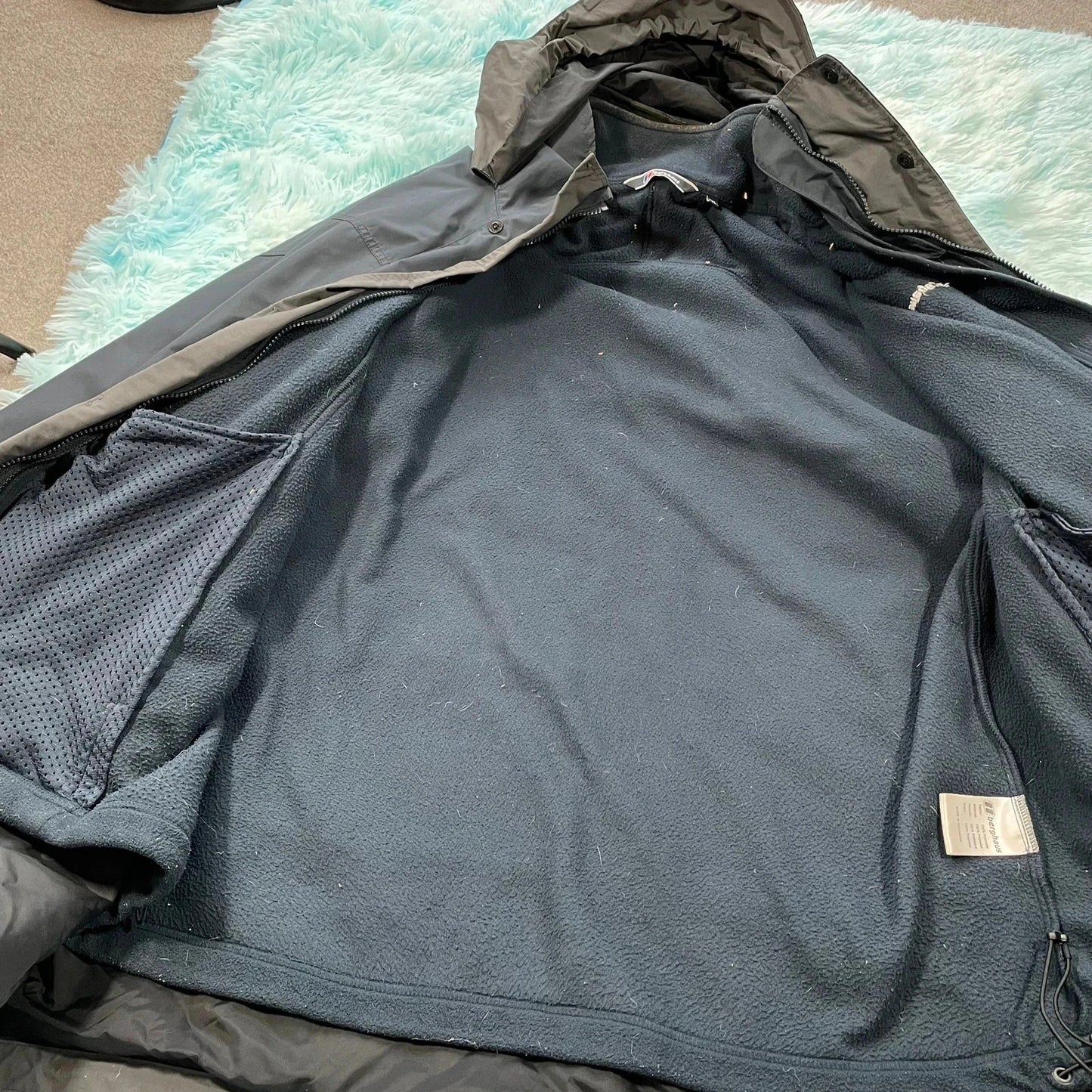 Navy Berghaus 3-in-1 Gore-tex Coat Jacket - XXL