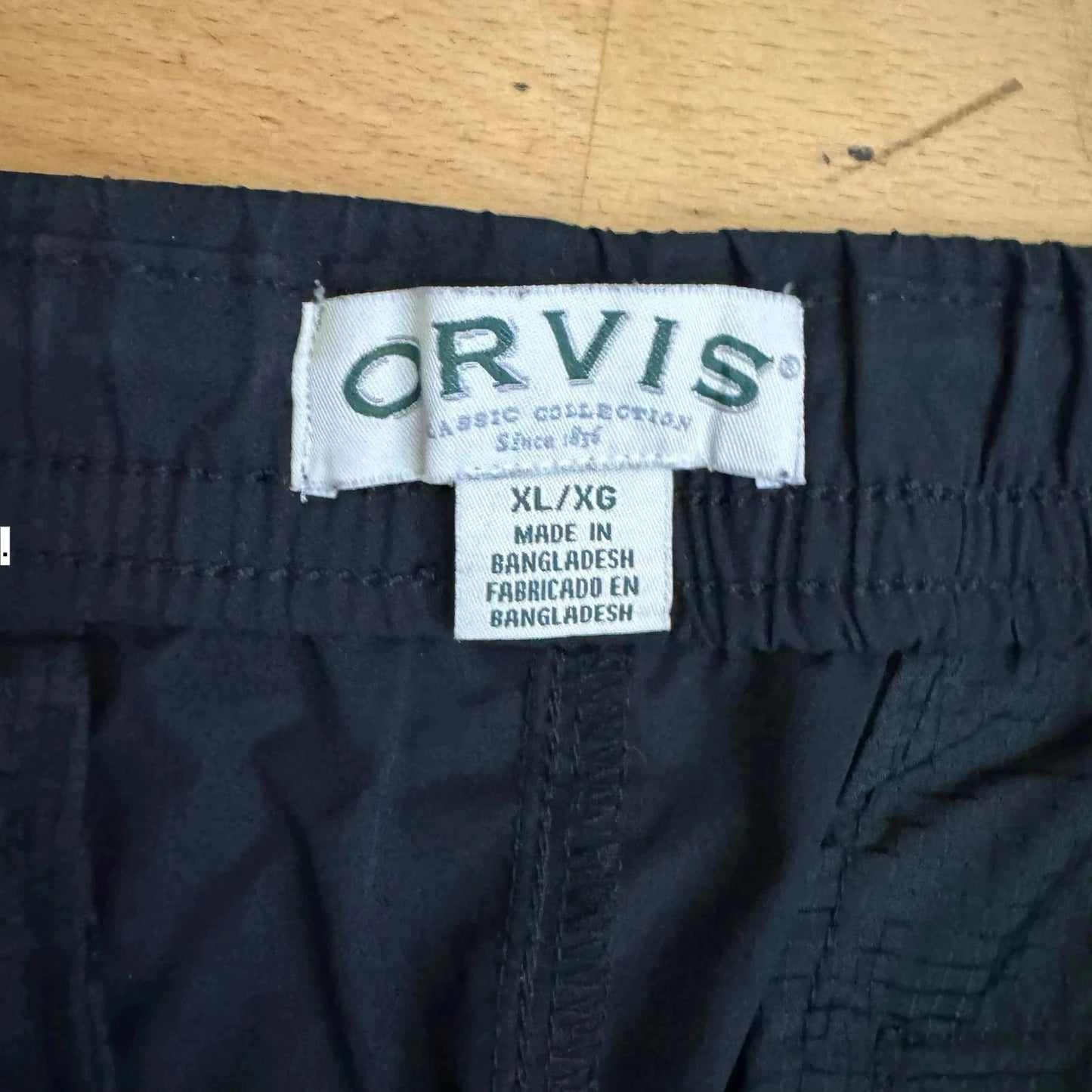 Black Orvis Hiking Trousers - XL