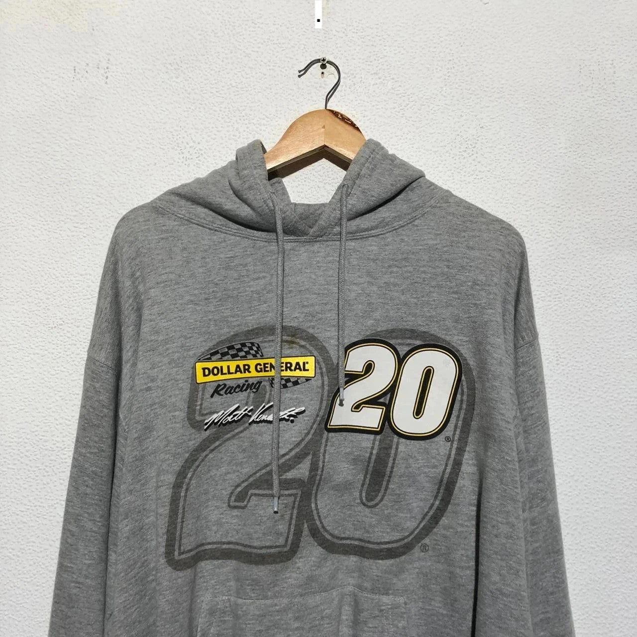 Vintage Grey Nascar Hoodie - XL