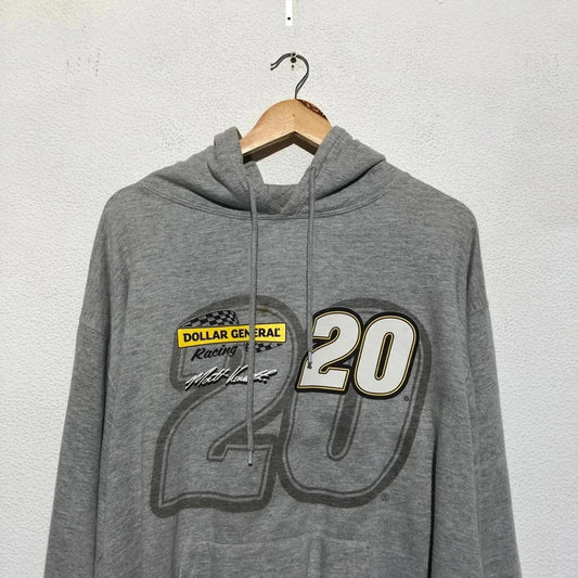 Vintage Grey Nascar Hoodie - XL