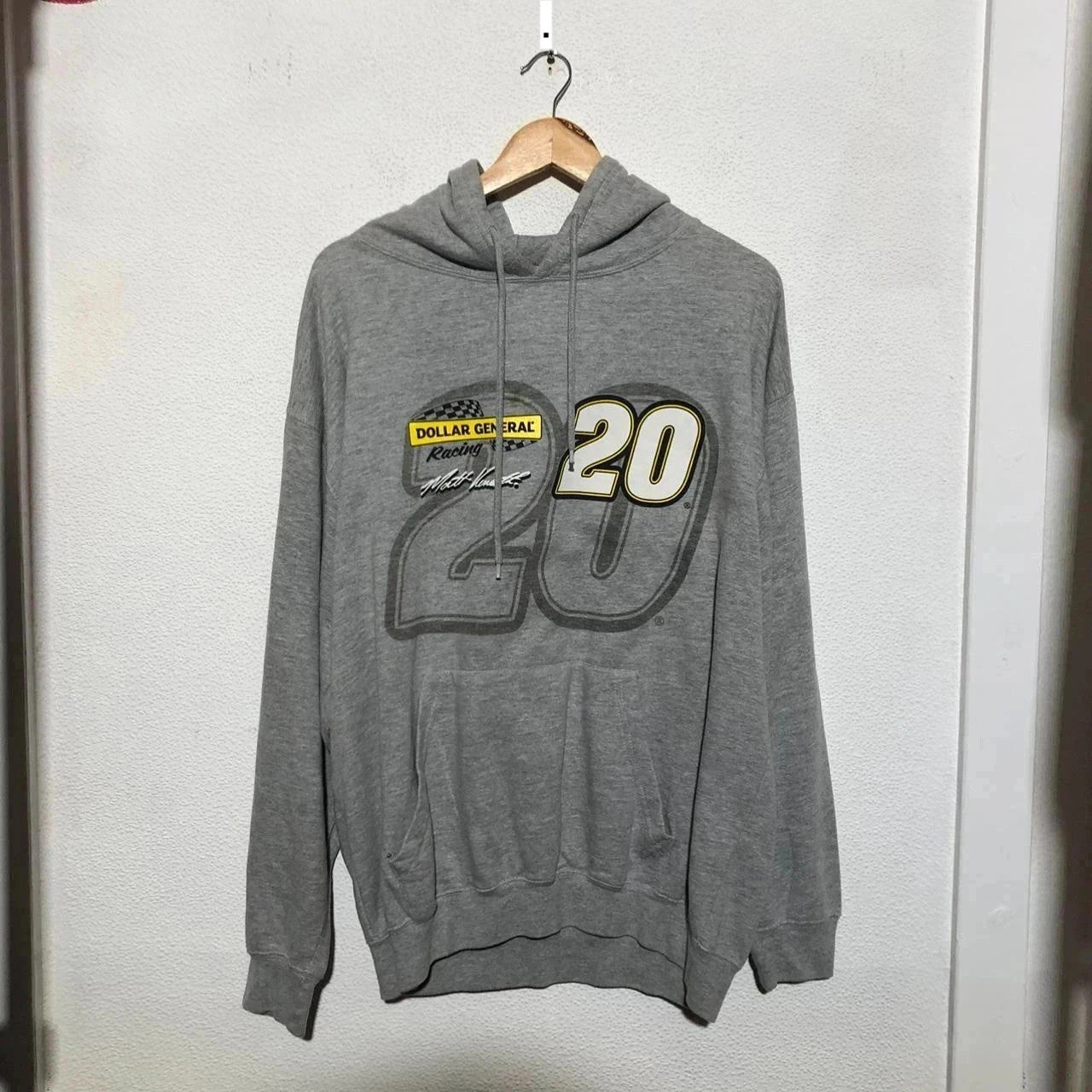 Vintage Grey Nascar Hoodie - XL