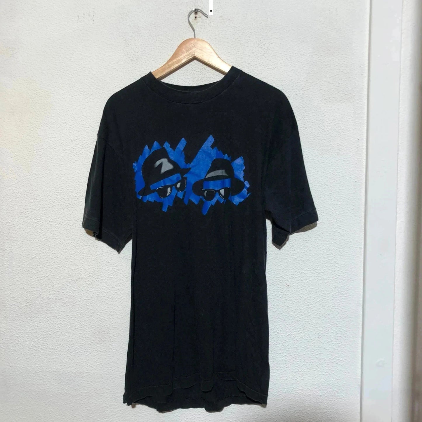 Vintage 90s Black Blues Brothers T Shirt - Large