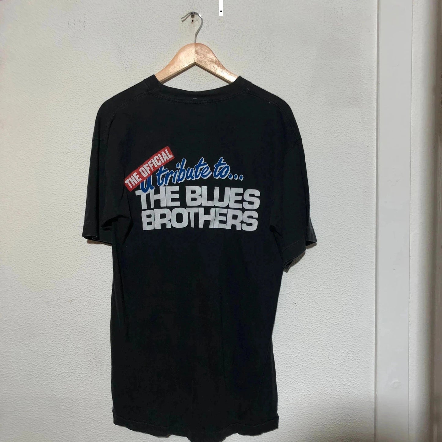 Vintage 90s Black Blues Brothers T Shirt - Large