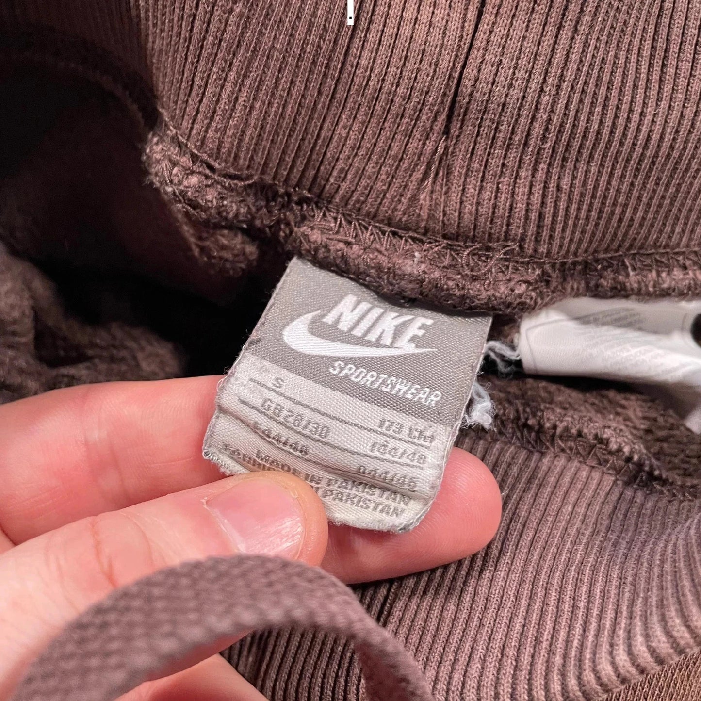 Vintage 00s Brown Nike Joggers Baggy - Small